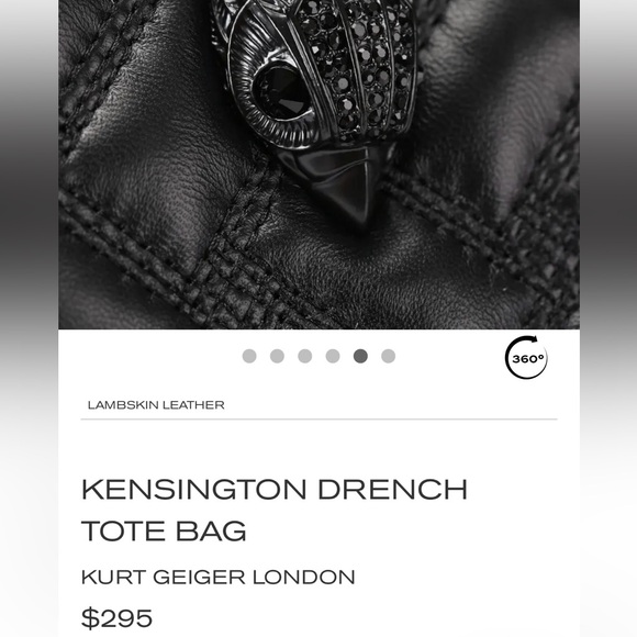Kurt Geiger Kensington Drench Tote - Picture 10 of 11